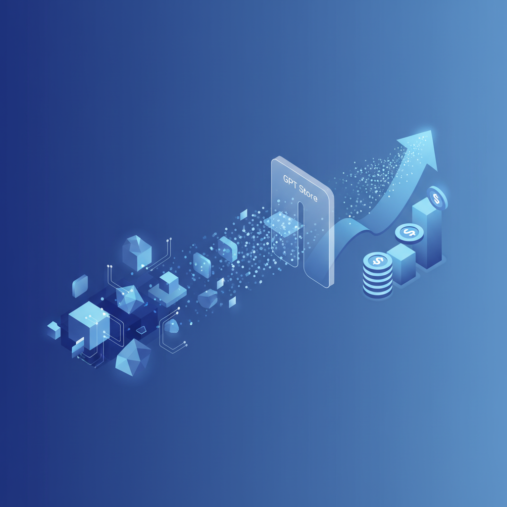 Whiteboard pricing and revenue model for How the GPT Store Revenue Program Works